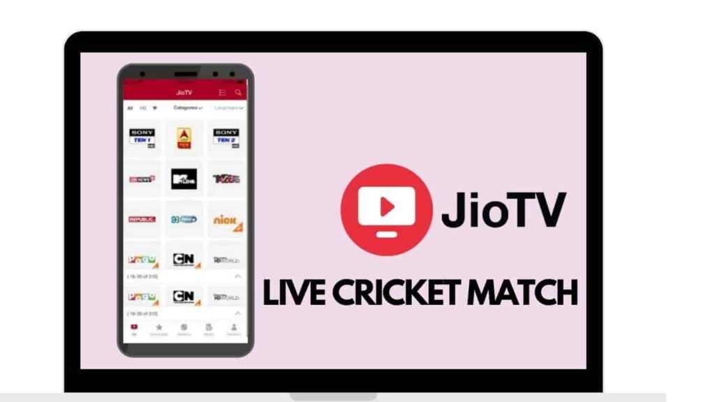 match dekhne wala apps jio tv