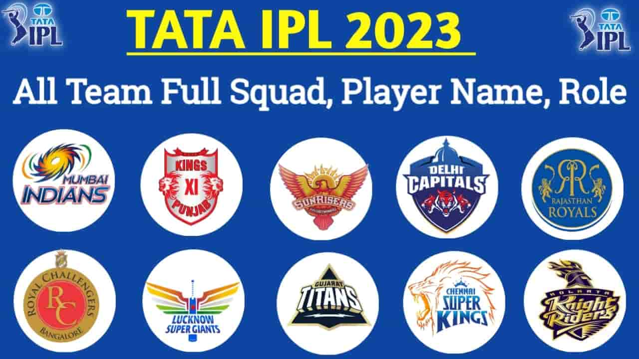 IPL 2023 All Team Full Squad